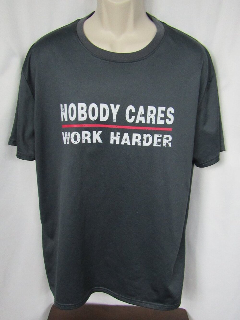 Men's | XXL | Short Sleeve | T-Shirt | Nobody Cares - Work Harder
